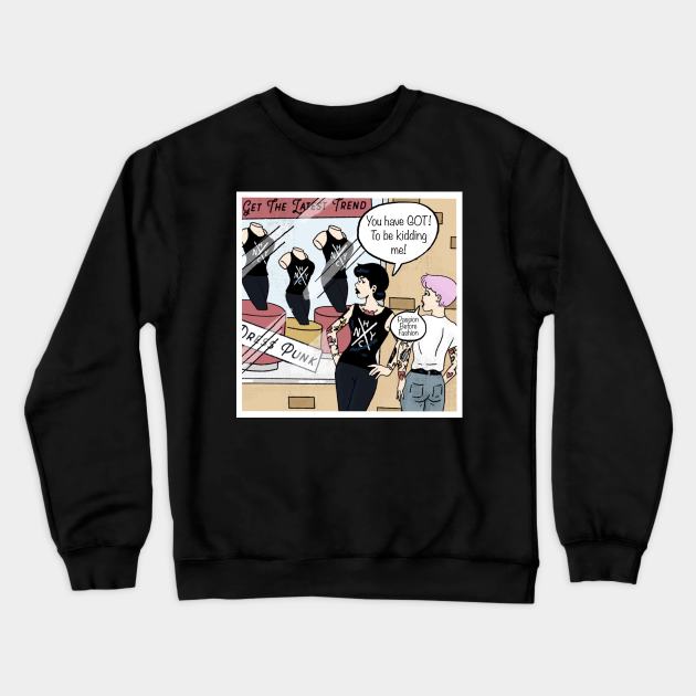 Fashion before passion Crewneck Sweatshirt by HEcreative